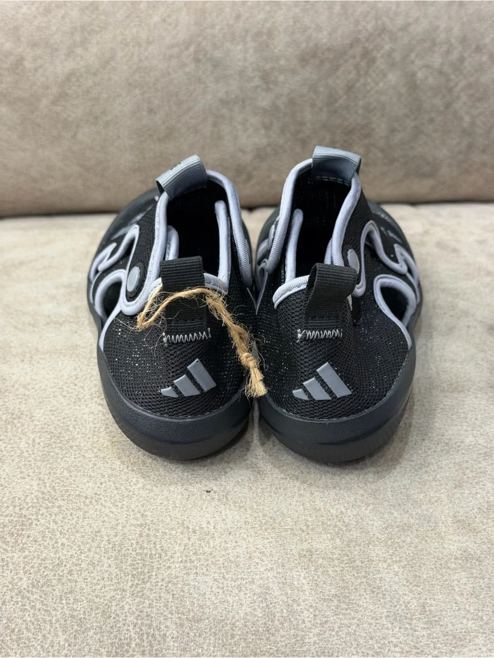 adidas Altaventure 3.0 Kids Water Shoes Size 2 Black Grey JP5747